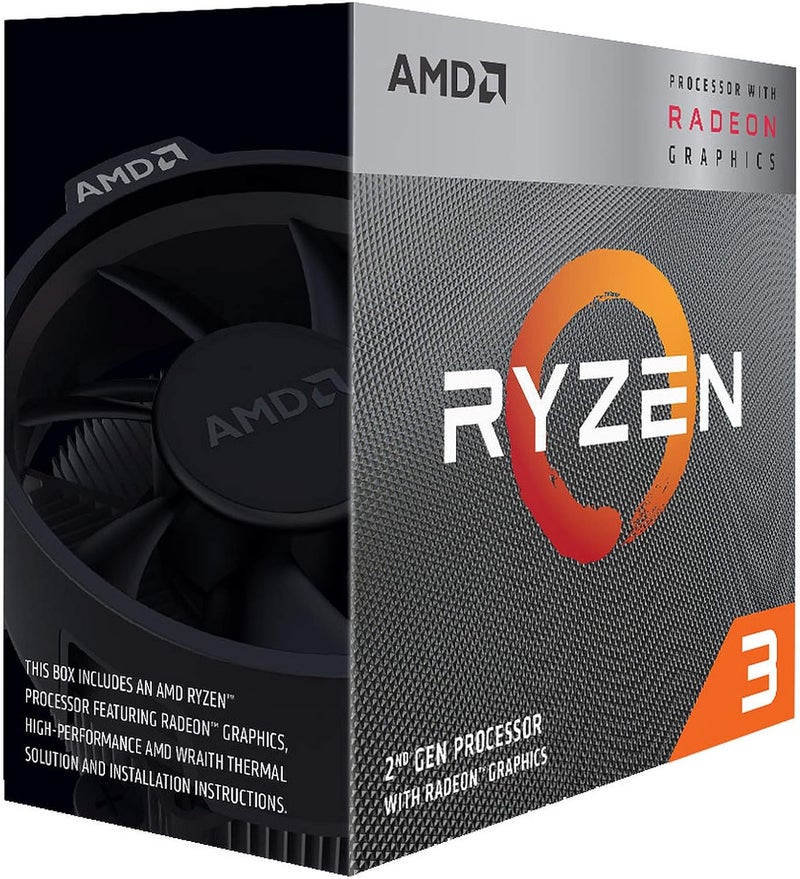 A M D معالج سطح المكتب Ryzen 3 3200G رباعي النواة غير مقفل مع رسومات Radeon - Image 2