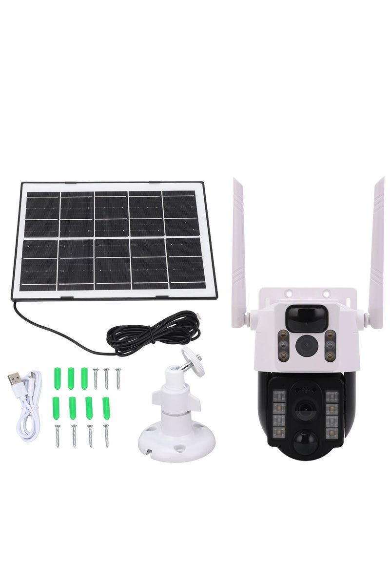 v380 Smart Net Solar Security Camera – Dual Antenna for Enhanced Signal, Advanced Motion Detection, Clear Night Vision, Outdoor CCTV Surveillance with V380 Pro App Compatibility, Wireless Solar-Powered 24/7 Security Camera – Ideal for Home, Business, Parking Lots & Entrances - Image 3