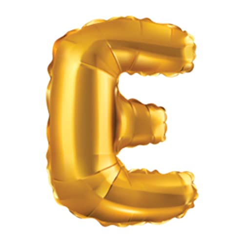 JUST PARTY Gold Letters Alphabets Foil Balloons for Birthday/Anniversary/Bachelorette/Wedding/Farewell & Other Ocassions, Make Your Own Custom Phrase - Image 1