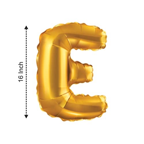 JUST PARTY Gold Letters Alphabets Foil Balloons for Birthday/Anniversary/Bachelorette/Wedding/Farewell & Other Ocassions, Make Your Own Custom Phrase - Image 3
