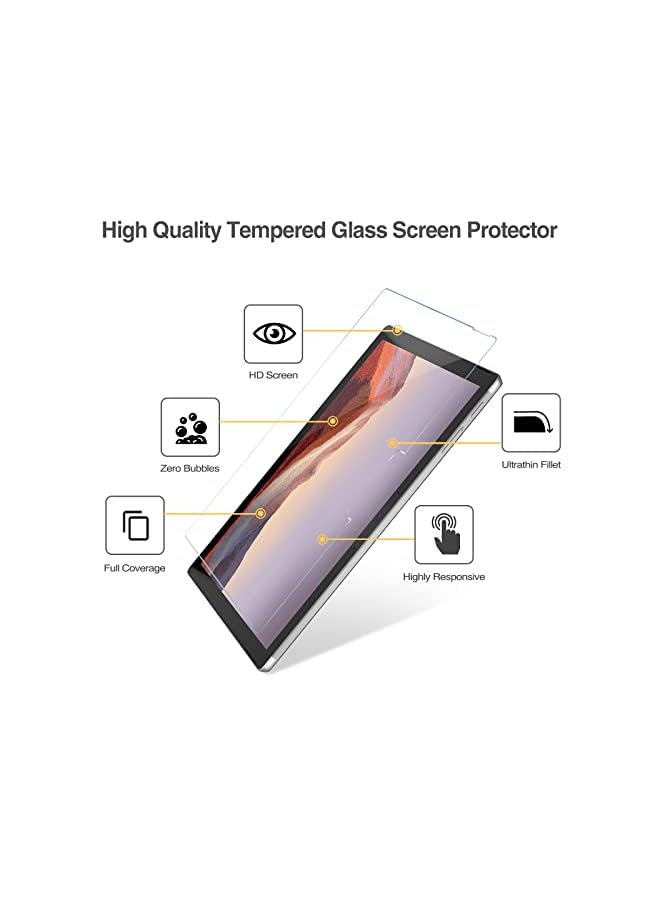 Procases 2 Pack Screen Protector for 12.3?Surface Pro 7 Plus 7 6 5 4, Ultra Clear Thin Touch Sensitivity Tempered Glass Screen Film Guard for Surface Pro 7 Plus/ 7/6/ 5/4 - Image 4