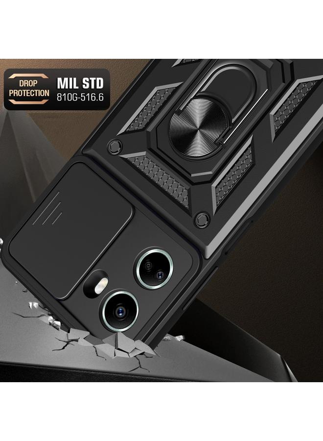 S-TOP Case For Huawei nova 10 SE Sliding Camera Cover Design TPU+PC Phone Case - Image 4