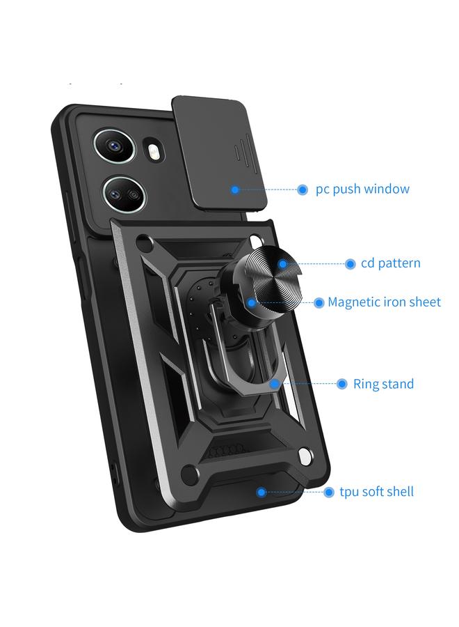 S-TOP Case For Huawei nova 10 SE Sliding Camera Cover Design TPU+PC Phone Case - Image 3
