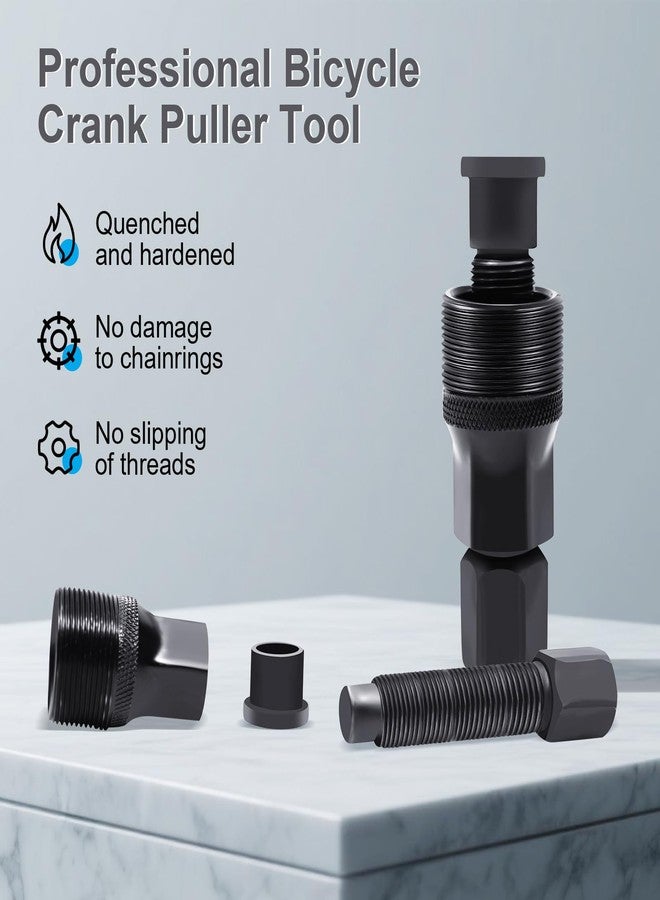 LBOKLING Crank Puller, Bike Crank Removal Tool, Crank Puller Bike Tool for Square Taper and Splined Cranks,Bike Crankset Arm Removal Tool for Maintenance, Repair, Cycling Power Bottom Bracket Tool - Image 2