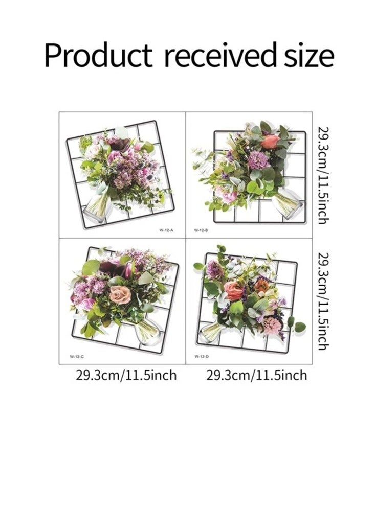 Flowers Wall Stickers, 3D Removable DIY Wall Stickers Wall Decoration for Your Rooms - Image 5