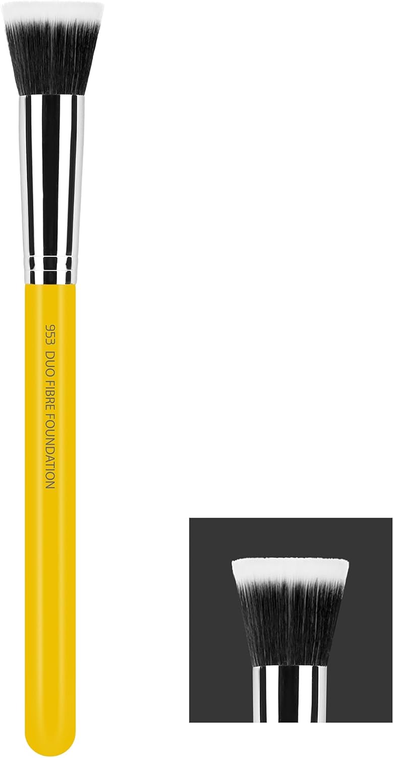 Bdellium Tools Professional Antibacterial Makeup Brush Studio Line Duet Fiber Foundation - Image 3
