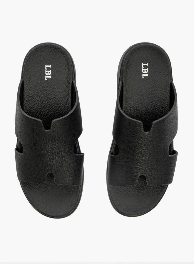 Solid Slip-On Sandals