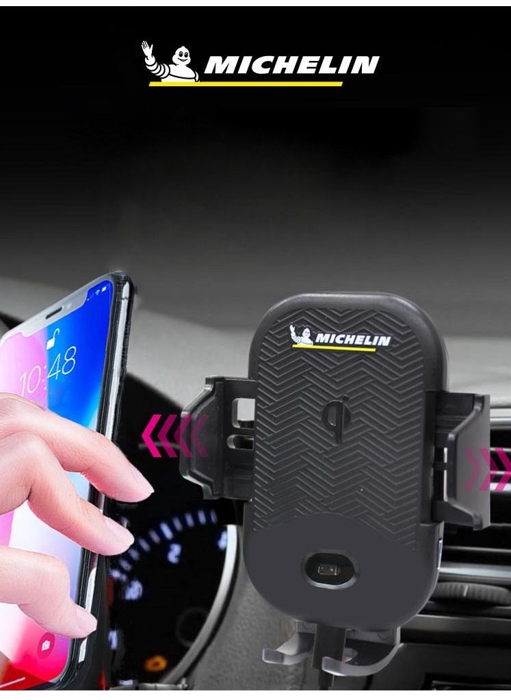 Michelin Michelin Car Phone Holder Stand with 15W Wireless Charger  - Image 2