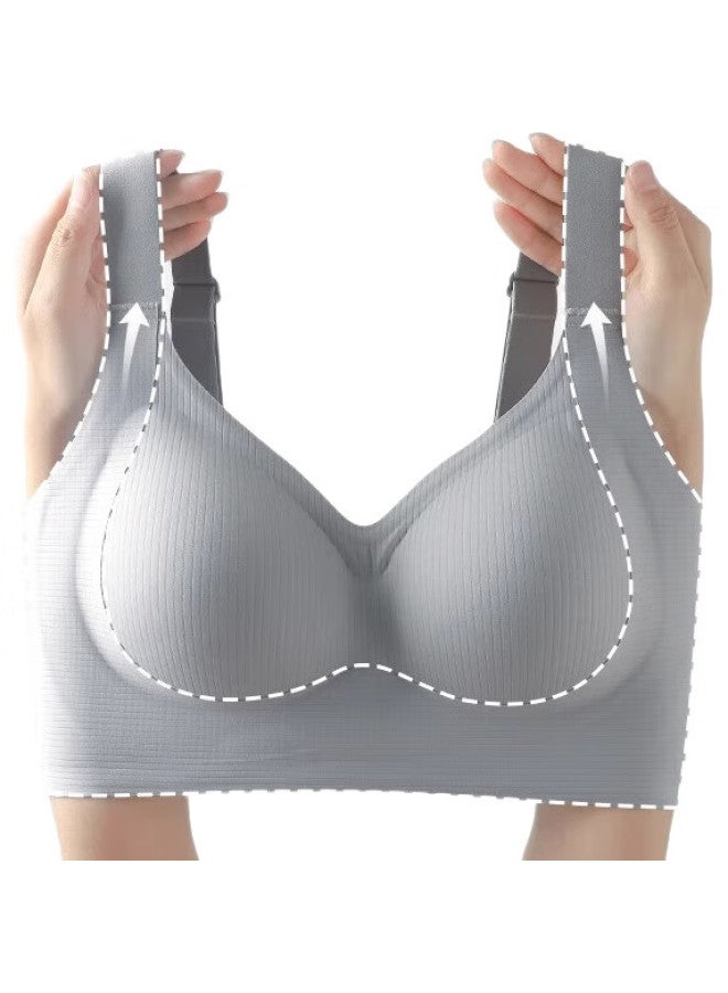 GUJIN New Anti-Gravity Sports Bra For Women, Push-Up For Small Side Support, Anti-Sagging, Seamless, Lift-Up Bra - Image 2