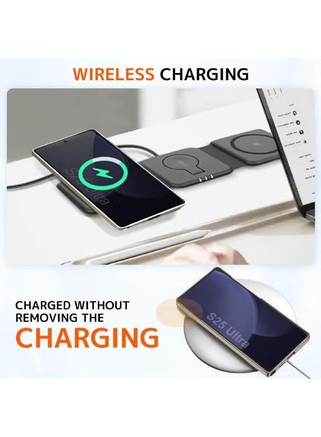 GKK Samsung Galaxy S25 Ultra Case with Kickstand, 3-Way Stand Slim Case for Samsung S25 Ultra, Anti-Drop Shockproof, Anti-Yellowing, Anti-Scratch Thin Case Cover for Galaxy S25 Ultra 6.9 inch, Titanium Gray  - Image 4