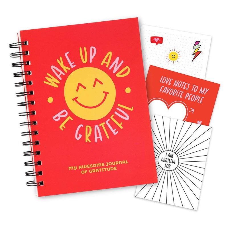 DOODLE HOG Gratitude Journal for Kids Teens 100 Page Diary With Writing Prompts Affirmation Journal Includes Stickers Unique Gratitude Poster Gifts Ideas for 10 11 12 Teenagers Stuff for Teens - Image 2