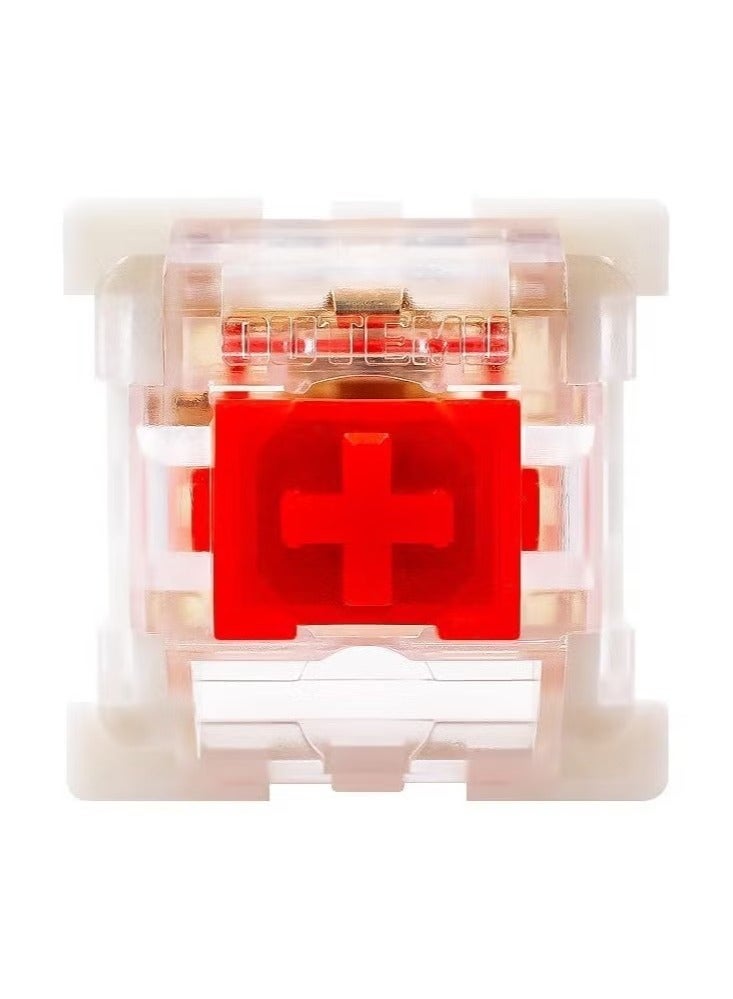30 Pcs KeyBoard Switch Red Switches 3 Pin Key Switch - Cherry MX Equivalent DIY Replaceable Switches for Mechanical Keyboard 45gf Linear/RGB/Dustproof - Image 4
