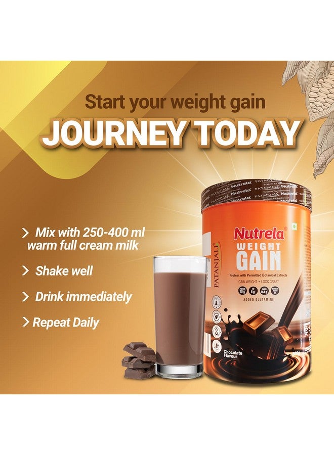 Nutrela Nutrela Weight Gainer | 500g Chocolate Flavour | High-Calorie Mass Gainer with Vitamins & Khandsari Sugar | Ideal for Men & Women  - Image 5