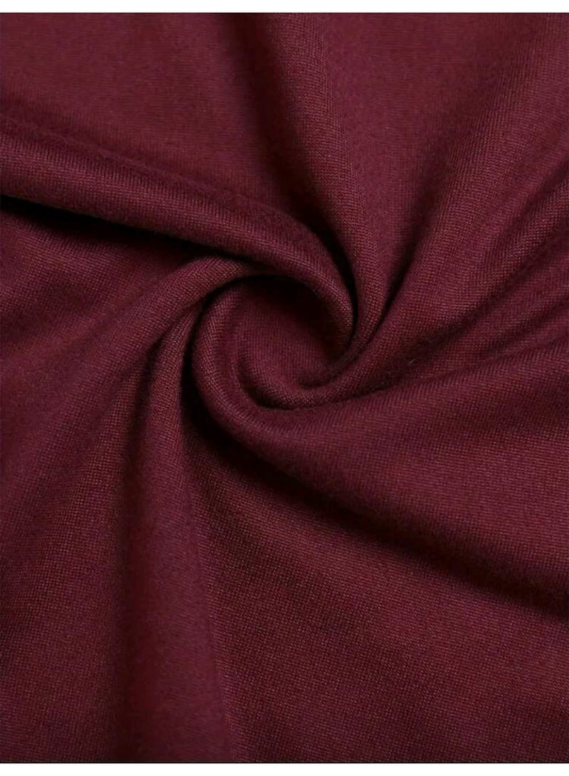 شي إن بلوزة نسائية بأكمام طويلة مكشوفة الكتفين وقميص أساسي بلون سادة مناسب للارتداء اليومي - Image 2