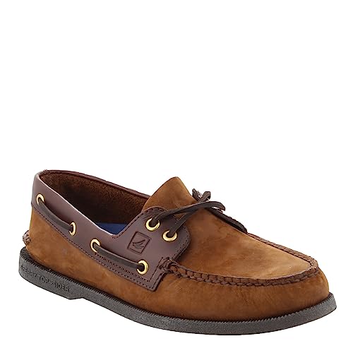 Sperry Top-Sider Authentic Originals Mens Boat Shoes, 11 D(M) US; Brown Buc Brown - Image 3