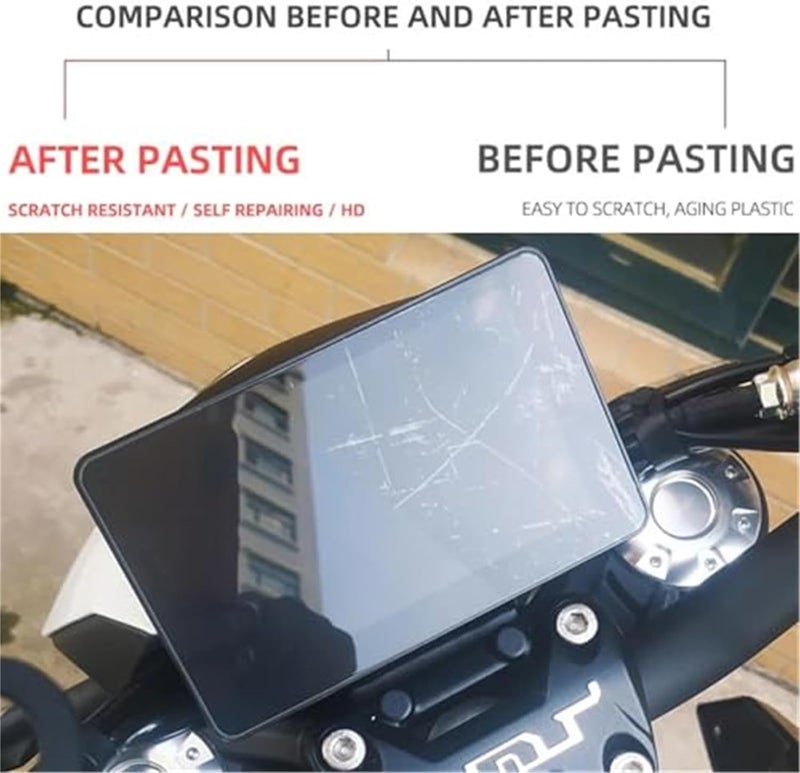 Vuzmode Motorcycle Speedometer Screen Protector - Image 2