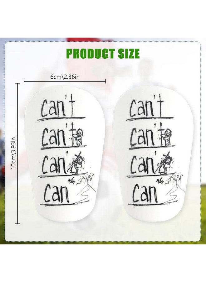 Proberos حراس الساقين الصغيرة بروبرس® حراس الساقين الملهمة خفيفة الوزن حراس الساقين المضادة للصدمات حراس الساقين البلاستيكية مع وسادة EVA للاعب كرة القدم حراس الساقين الرياضية، 5x8 سم - Image 2