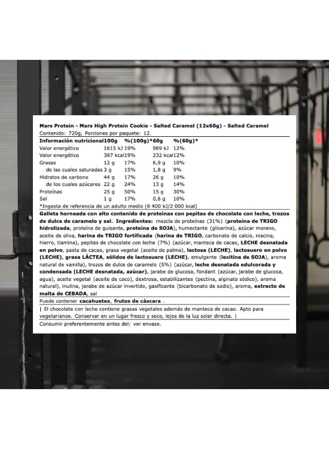 Mars High Protein Cookie 1x12 60g Salted Caramel - Image 3