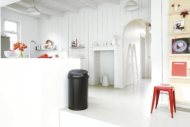 Brabantia Touch Bin, 60 L - Matt Black - Image 2