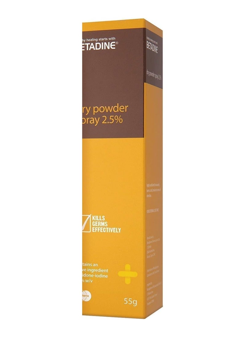 BETADINE Dry Powder Spray (55G)  - Image 3