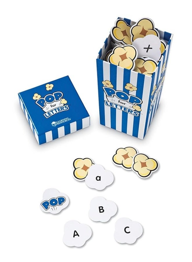 Learning Resources Learning Resources Pop for Letters Early Phonics Game Alphabet Recognition ABCs 8 Pop Cards Ages 4 Grades PreK - Image 2