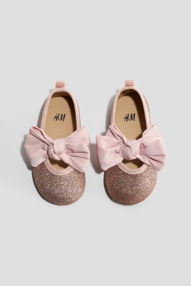 H&M Bow-detail ballet pumps