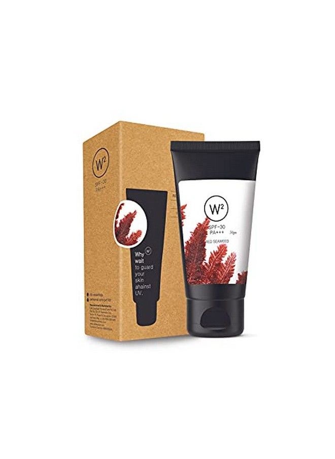 W2 Red Seaweed Sunscreen (Spf30 Pa+++) Lotion 50 Gm  - Image 2