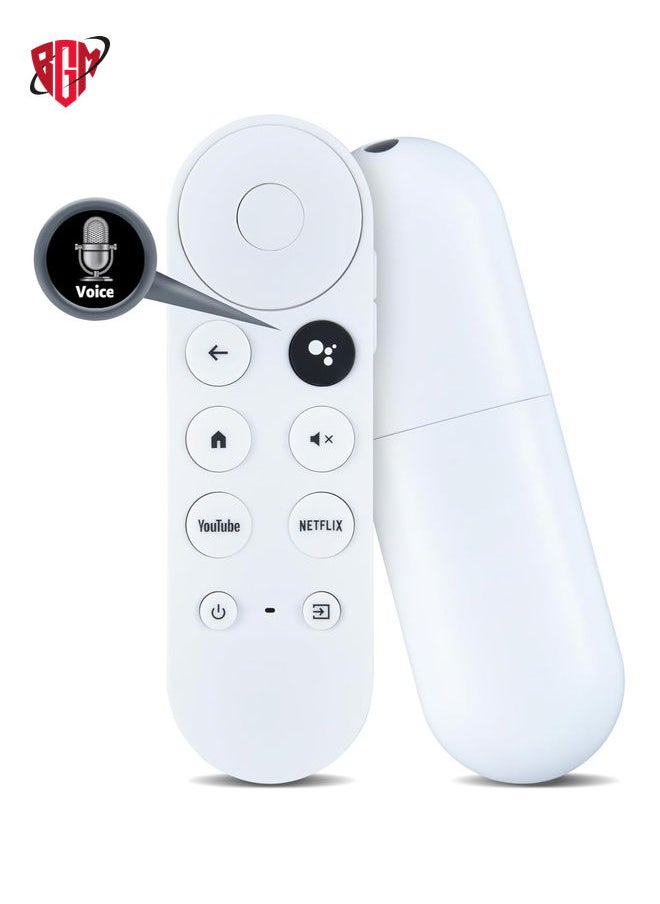 BGM G9N9N Voice Remote For Google Chromecast 4k Snow / HD TV, Remote Control Comaptible For Models GA01409-US, GA01920-US, GA01919-US, GA01923-US, GA02463  - Image 1