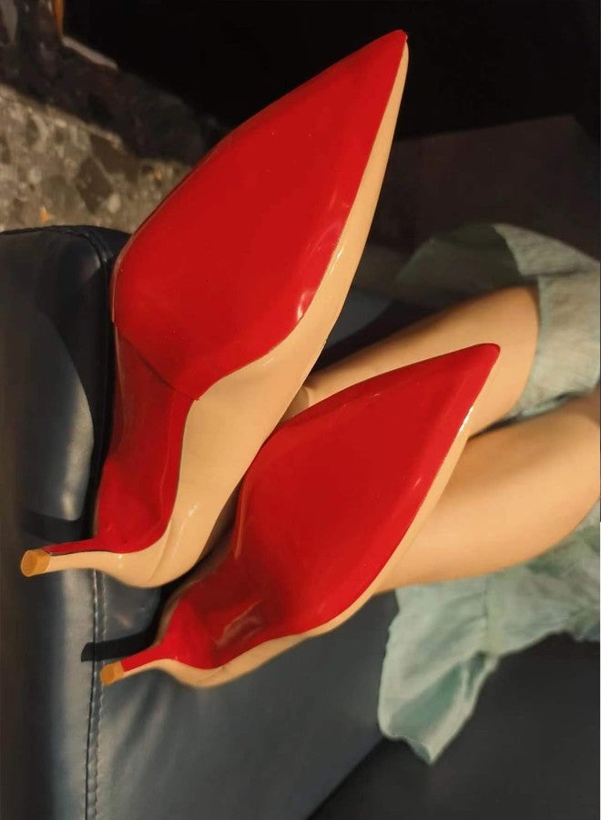 CZBYXA12 Red Bottoms Shoe Sole Protector, Bottom Protective Sole of Shoes, Non-Slip Shoe Pads | Smooth Surface Traction | Scratch Prevention (Red, 4 Pieces, 6.0"x4.5") - Image 2