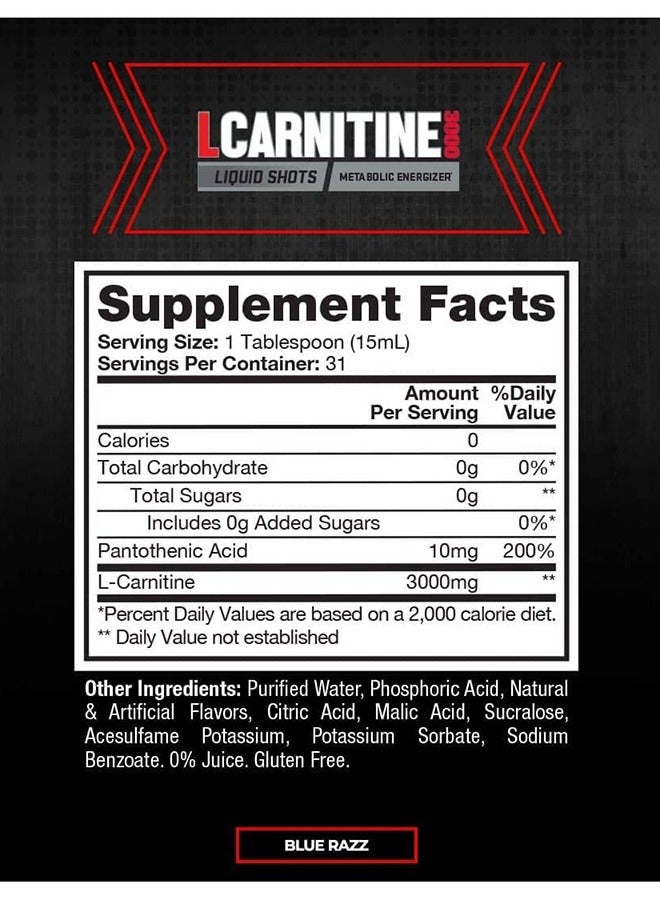 ProSupps L-Carnitine 3000 Green Apple 473ml 31 Servings - Image 2