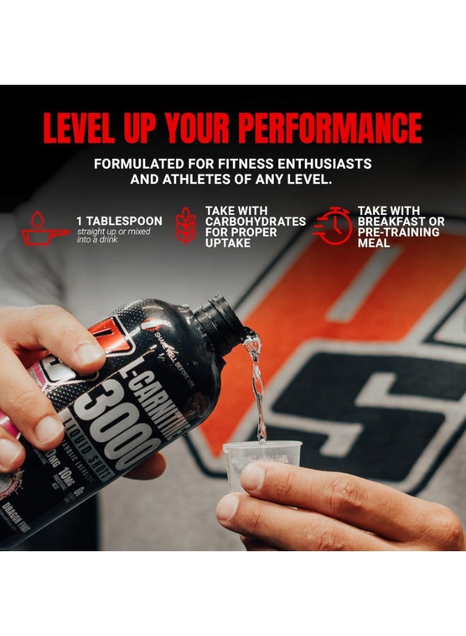 ProSupps L-Carnitine 3000 Green Apple 473ml 31 Servings - Image 3