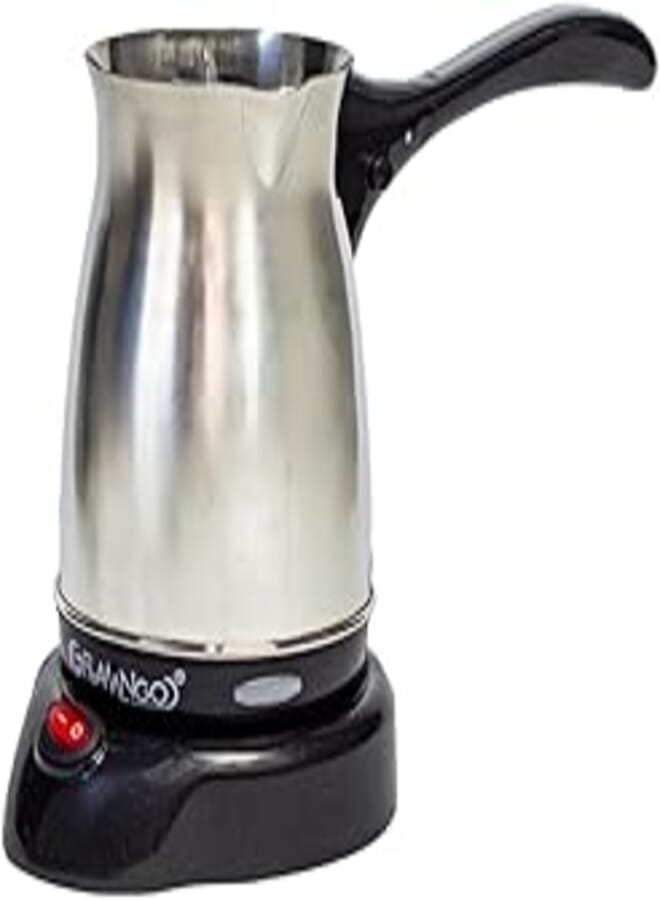 Flamingo Stainless-steel Coffee Maker With Base - 0.75 Liters