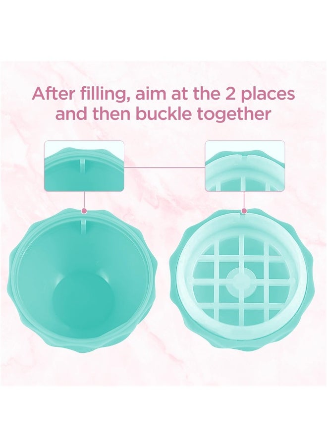 Generic - 0.24oz/7g Empty Lip Balm Sphere Containers, Set of 8 Screw Cap Lipstick Tubes/Chapstick Tubes/Chapstick Holder/Refillable Lipstick Balm Tubes for Lip Gloss - Image 1