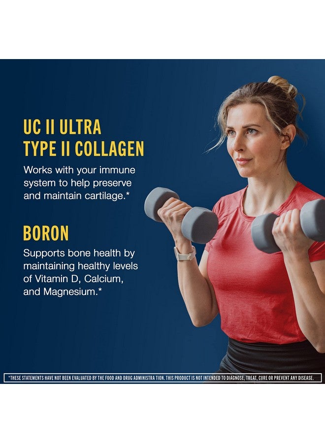 Move Free مكمل دعم المفاصل Ultra Triple Action من النوع الثاني من الكولاجين والبورون وحمض الهيالورونيك يدعم راحة المفاصل والغضاريف والعظام في حبة صغيرة واحدة يوميًا، زجاجتان × 30 حبة (60 وجبة)* - Image 5