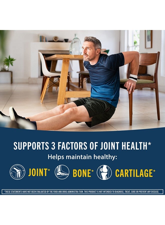 Move Free مكمل دعم المفاصل Ultra Triple Action من النوع الثاني من الكولاجين والبورون وحمض الهيالورونيك يدعم راحة المفاصل والغضاريف والعظام في حبة صغيرة واحدة يوميًا، زجاجتان × 30 حبة (60 وجبة)* - Image 3