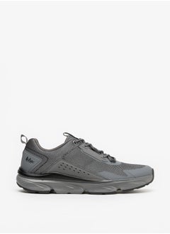 Lee Cooper Men's Textured Low Ankle Lace-Up Sneakers  - Image 3