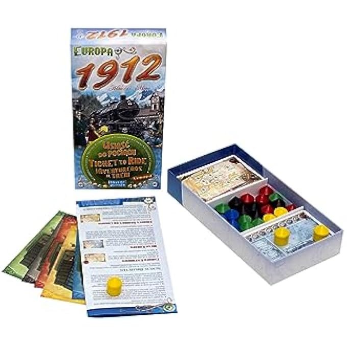دايز أوف ووندر تذكرة Days Of Wonder Asmodee لركوب - حزمة توسيع أوروبا 1912 (DOW720111) - Image 3