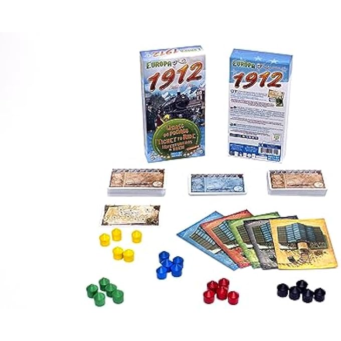 دايز أوف ووندر تذكرة Days Of Wonder Asmodee لركوب - حزمة توسيع أوروبا 1912 (DOW720111) - Image 4