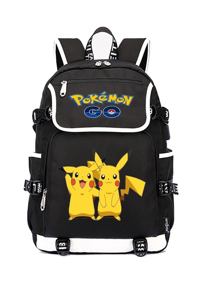 Cartoon Anime Backpack Teenagers Large Capacity Schoolbag College Students