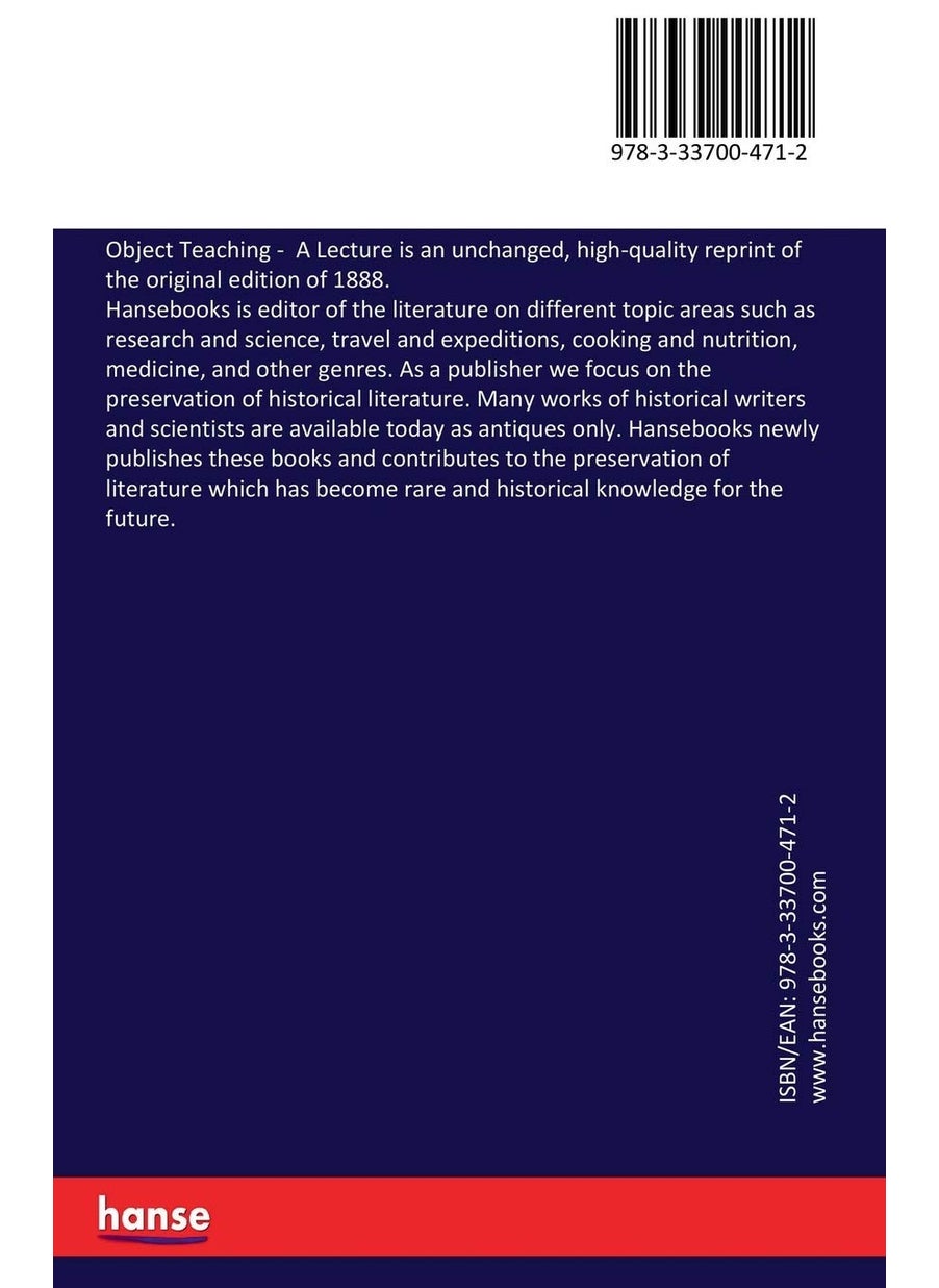 Object Teaching: A Lecture  - Image 2