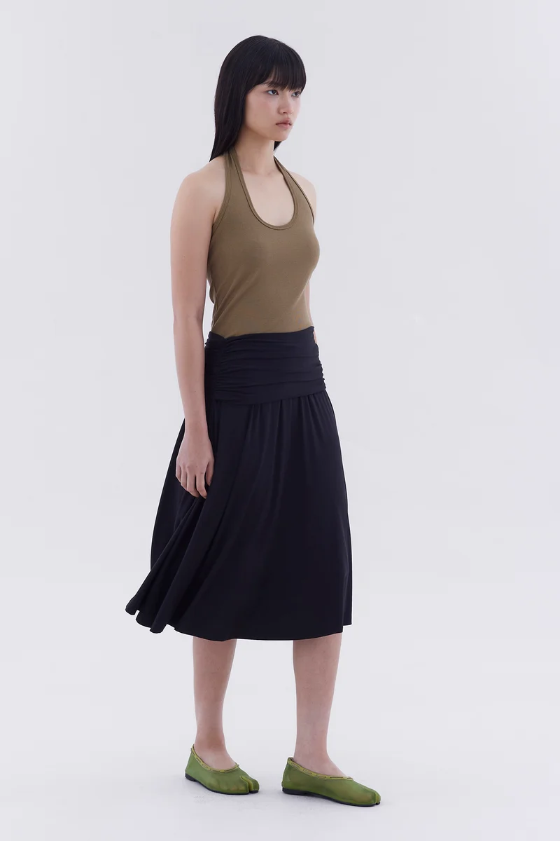 The Editor's Market Lorene Ruch Waist Skirt