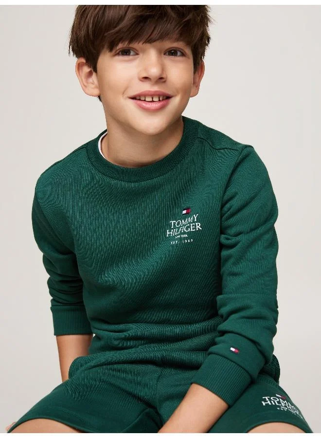 تومي هيلفيغر Youth Logo Sweatshirt