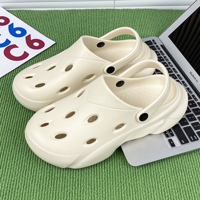 Outer Wearing Hole Shoes Men'S Summer Sports Shoe Slippers Non-Slip Driving Sandals For Men And Women - Image 1
