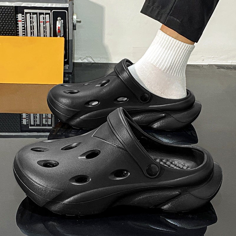 Outer Wearing Hole Shoes Men'S Summer Sports Shoe Slippers Non-Slip Driving Sandals For Men And Women - Image 5