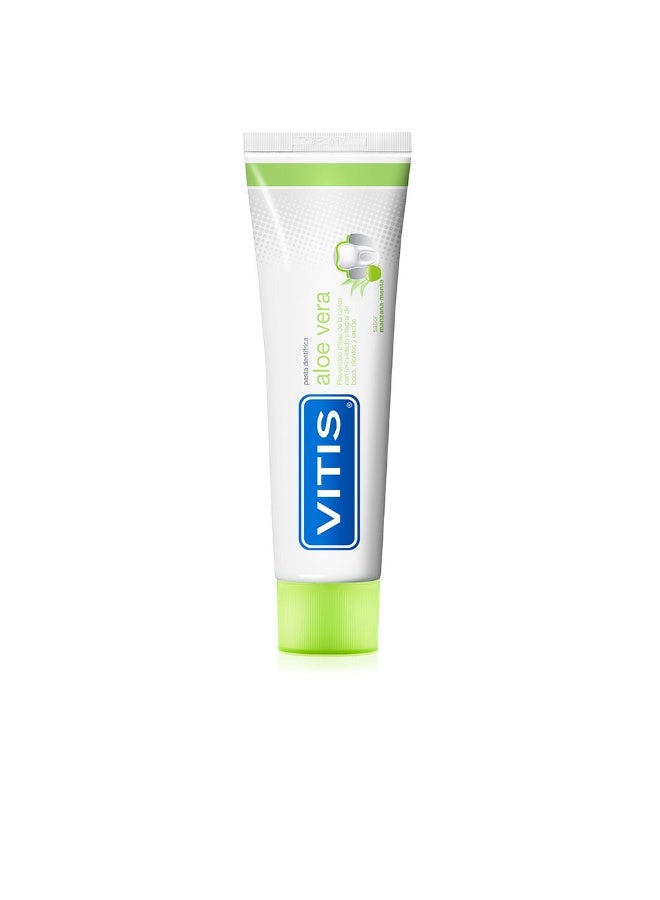 Vitis Aloe Vera Toothpaste Apple Mint 100ml - Image 1