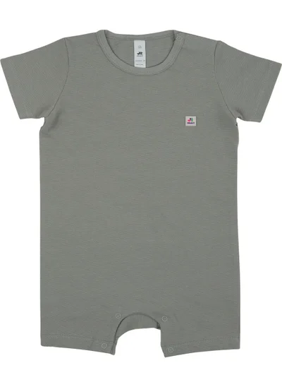 Jrmori Basic Short Jumpsuit with Snap on Shoulders