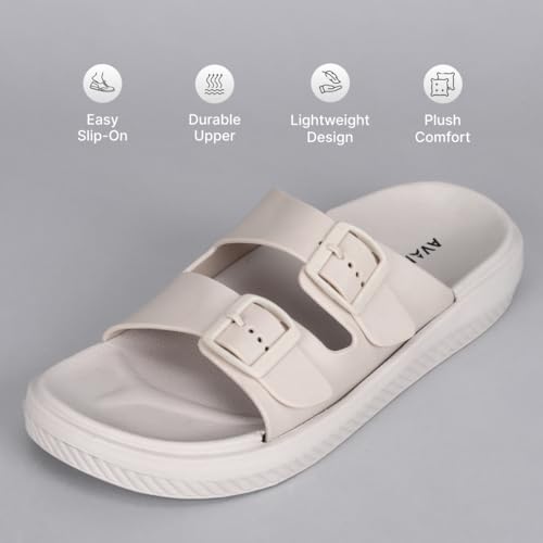 AVANT Men’s Brisk Sliders (AVMSH250CL01UK6_Cream_UK6) - Image 5