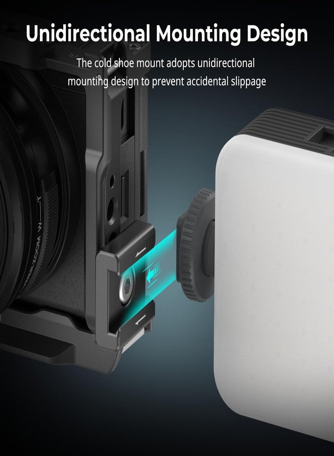 SMALLRIG Anti-Twist Cold Shoe Mount Adapter (2pcs) with 1/4"-20 Screws, for Flash LED Light Monitor Microphone, with Anti Twist Pins, Compatible with SMALLRIG Cage - 5032 - Image 2