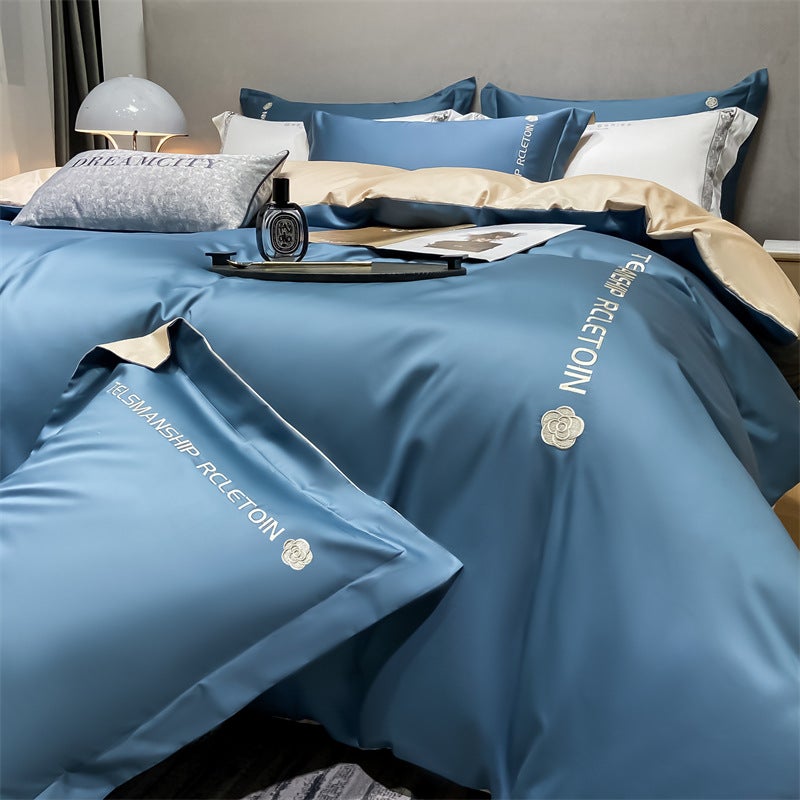 2022 New Washed Silk Embroidery Four-Piece Set A Generation Of Hair-Customer Specified Link 5 - Image 2