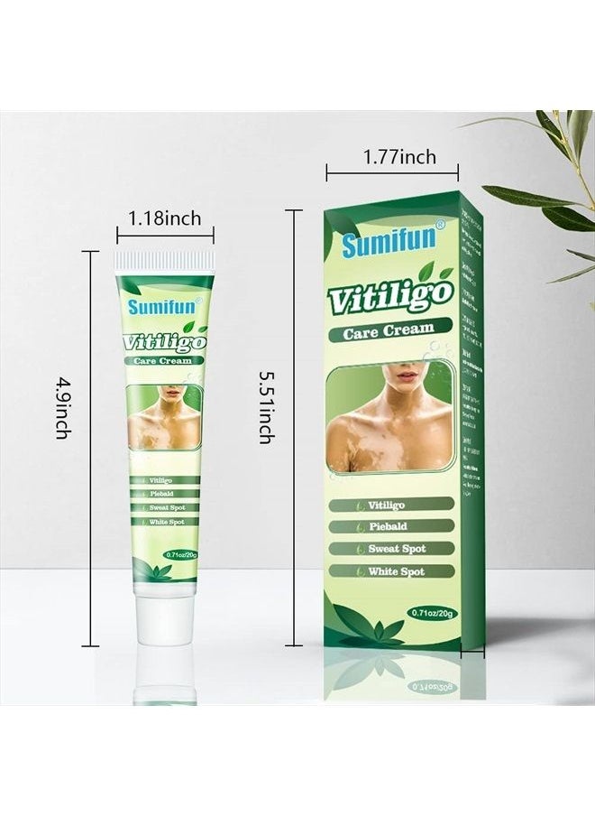 Sumifun - Vitiligo Cream, Vitiligo Care Cream for Skin Vitiligo, Psoriasis, Leukoplakia - Reduces White Spots on Skin, Pigmentation regulating and Improve Skin Pigmentation - 6 Counts - Image 1